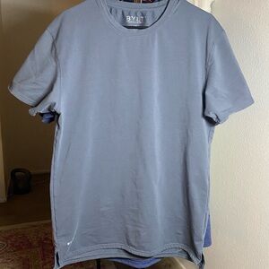 Mens BYLT 3 bundle T-shirt size Large, Premium Basics navy blue/blue/grey blue.